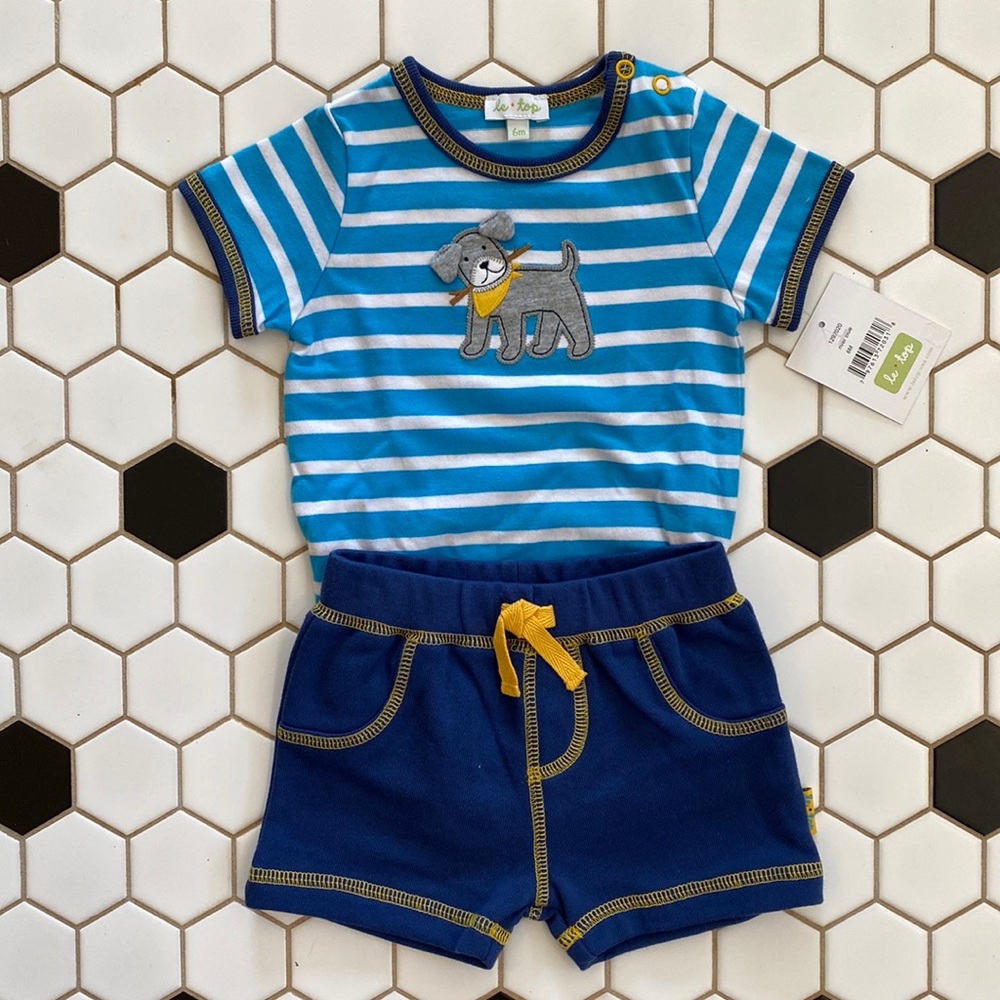 LE TOP | 6M Onesie and Shorts Set